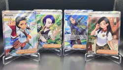 4x Female Trainer Lot - Scarlet & Violet Ultra Rare Full Art Cards Pokemon NM/M - Image 1