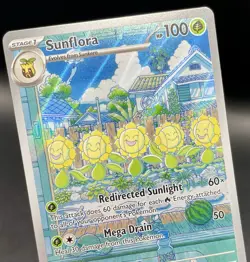 Sunflora 169/167 Twilight Masquerade Illustration Rare Holo Pokemon Card NM/M - Image 3