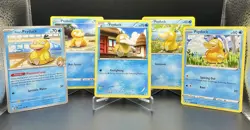 5x Psyduck Lot #2 - Multi Era Unique Art Collector's Lot of Pokemon Cards TCG - Image 1