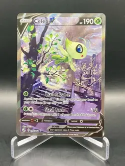 Celebi V 245/264 (Alt Art) Fusion Strike Ultra Rare Full Art Pokemon Card NM/M - Image 1