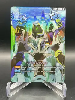 AGE Device (Alt Art) R+ GD02-103 Dual Impact Textured Foil Gundam Card Game NM/M - Image 1