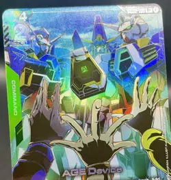AGE Device (Alt Art) R+ GD02-103 Dual Impact Textured Foil Gundam Card Game NM/M - Image 3