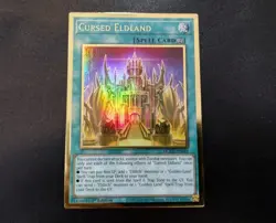 Cursed Eldland MGED-EN048 Maximum Gold El Dorado Premium Gold Rare Card NM - Image 1