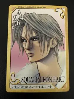 FINAL FANTASY 8 VIII TRIPLE TRIAD G SQUALL EDEA ODIN 3 Cards - Image 2