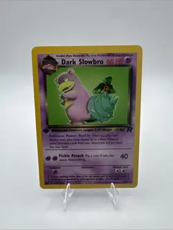 Pokemon Dark Slowbro Card 29/82 1st Edition Non-Holo 1999-2000 Wizards - Image 1