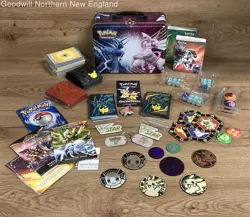 Pokemon TCG Player Supply Kit Lunchbox Tin Sleeves Dice Deck Box Energy Cards - Image 1
