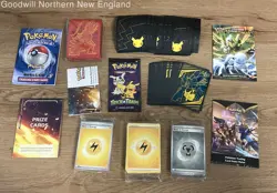 Pokemon TCG Player Supply Kit Lunchbox Tin Sleeves Dice Deck Box Energy Cards - Image 4