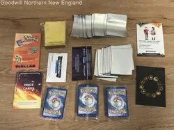 Pokemon TCG Player Supply Kit Lunchbox Tin Sleeves Dice Deck Box Energy Cards - Image 5