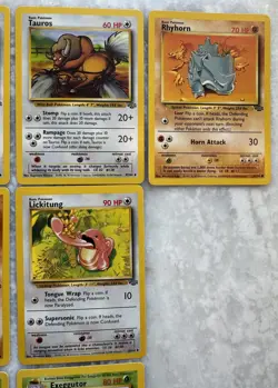 Lot Of 29 Unique Pokemon Jungle Cards - Pikachu, Jigglypuff, Eevee, More - NrMt - Image 4