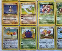Lot Of 29 Unique Pokemon Jungle Cards - Pikachu, Jigglypuff, Eevee, More - NrMt - Image 5