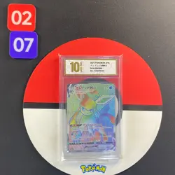 Pokemon card s6a 090/069 Glaceon VMAX HR Heroes Sword & Shield Grade10 - Image 1