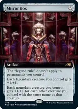 Mirror Box (Extended Art) -Foil Light Play MTG Kamigawa: Neon Dynasty - Image 1