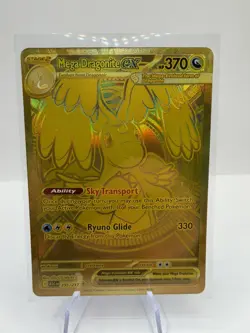 Mega Dragonite ex 295/217 Gold Secret Rare Ascended Heroes Pokemon Card TCG NM - Image 1