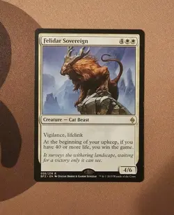 MTG Felidar Soverign x1 LP from Battle for Zendikar - Image 1