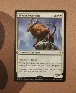 MTG Felidar Soverign x1 LP from Battle for Zendikar - Image 3
