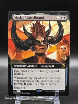 Mask of Griselbrand (Extended Art) Innistrad: Midnight Hunt Regular - Image 1
