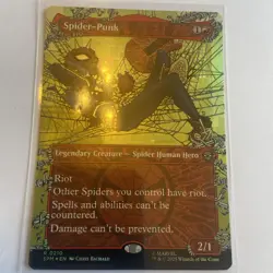 MTG: Spider-Man - Spider-Punk(Extended Art - Foil) - Rare - 0210 NM - Image 1