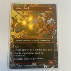 MTG: Spider-Man - Spider-Punk(Extended Art) - Rare - 0207 NM - Image 1