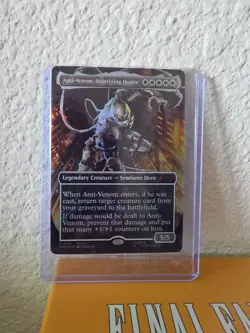 Anti-Venom, Horrifying Healer MTG Marvel's Spider-Man Promo 001 Foil - Sealed - Image 1