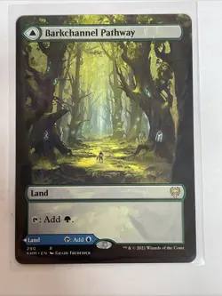 Barkchannel Pathway (Borderless) Kaldheim #290 Rare - Image 1