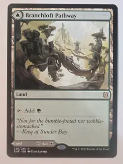 MTG Branchloft Pathway Boulderloft Pathway Zendikar Rising 258/280 Regular Rare - Image 3