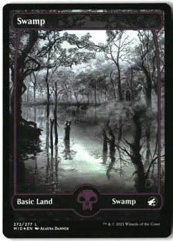 MTG Swamp () FOIL L Innistrad: Midnight Hunt 272 LP - Image 1