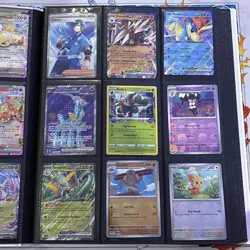 Pokemon Black Bolt Binder With Mixed Lot Of 99 Cards - Image 5