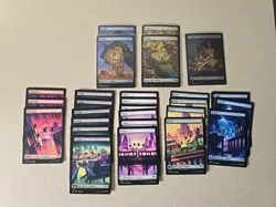 25 TMNT MTG Pizza Lands, 5 Foil Pizza Land & 33 Additional Turtle Lands - Image 4