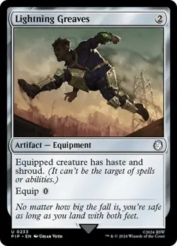 MTG - Lightning Greaves - Fallout Commander (NM) - Image 1