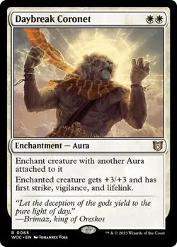 MTG - Daybreak Coronet - Wilds of Eldraine Commander (NM) - Image 1