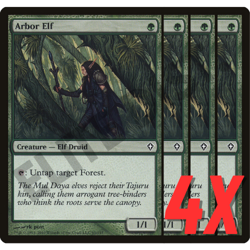 MTG Arbor Elf (Worldwake) 95/145 (NEAR MINT) (4X) - Image 1
