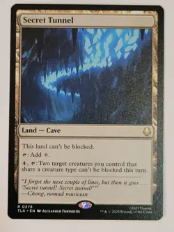 Secret Tunnel AVATAR: The Last Airbender Regular Rare Land TLA 278 mtg NM/M - Image 1