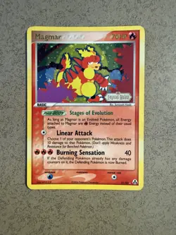 Pokemon TCG Magmar EX Legend Maker 21/92 Reverse Holo Rare Stamped Legend Maker - Image 1
