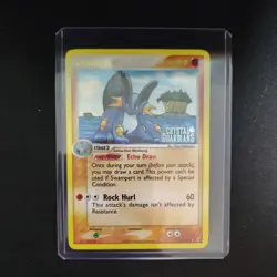 Pokemon TCG Swampert Crystal Guardians Reverse Holo 27/100 - Image 1