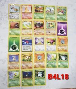 Pokemon TCG Vintage WOTC Jungle Mix Card Lot B4L18 - Image 1