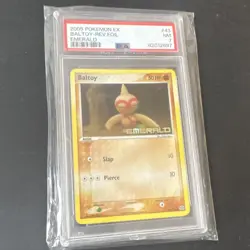 Pokemon Baltoy 43/106 EX Emerald Reverse Holo PSA 7 Common 50 HP Card - Image 1