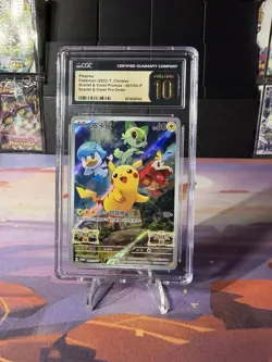 2022 POKEMON Chinese SCARLET & VIOLET PROMOS #001/SV-P PIKACHU CGC 10 PRISTINE - Image 1