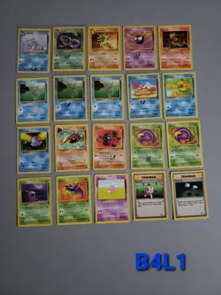 Pokemon TCG Vintage WOTC Fossil Card Lot B4L1 - Image 1