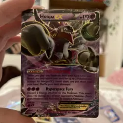 Pokemon TCG Hoopa EX XY71 Black Star Promo Holo - Image 1