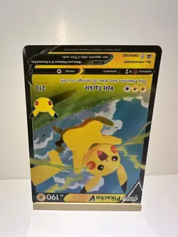 Pikachu V SWSH143 Holo Promo Sword & Shield Promo Pokemon Near Mint - Image 2