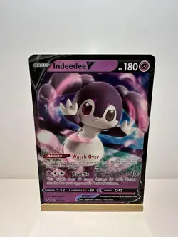 Indeedee V 091/202 Holo V Rare Sword & Shield Pokemon Near Mint - Image 1