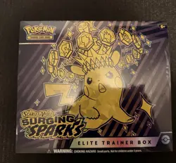 Pokemon TCG Surging Sparks Elite Trainer Box - SV08 Factory Sealed - Image 1