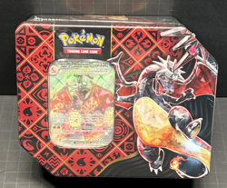 Pokemon TCG Charizard EX PALDEAN FATES Tin Factory Sealed. - Image 1