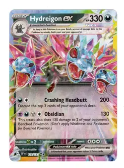 Pokemon Hydreigon ex 119/191 Double Rare - Surging Sparks NM - Image 1