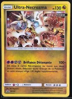 Carte Pokemon Ultra-Necrozma SM165 Promo Soleil & Lune Holographique FR - Image 2