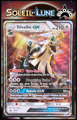 Carte Pokemon Sivallie GX SM91 Promo Soleil & Lune FR - Image 1