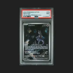 2023 POKEMON SVP EN-SV BLACK STAR PROMO 151 ULTRA-PREMIUM COLL #052 MEWTWO PSA 9 - Image 1