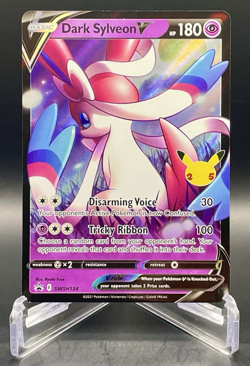 Dark Sylveon V SWSH134 Black Star Promo Ultra Rare Full Art Pokemon TCG NM/M - Image 1