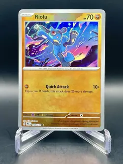 Riolu 050/131 [Poke Ball] Prismatic Evolutions Reverse Holo Pokemon TCG NM/M - Image 1