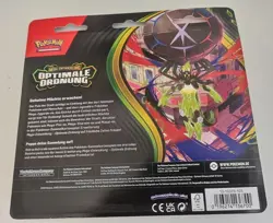 Pokemon Optimale Ordnung 3-Pack Blister Endivie Promo DE OVP NEU - Image 2